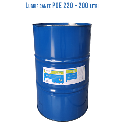 Lubrificante HVACR KryonLube POE 220 -  polyol estere - Barile in metallo da 200 lt.