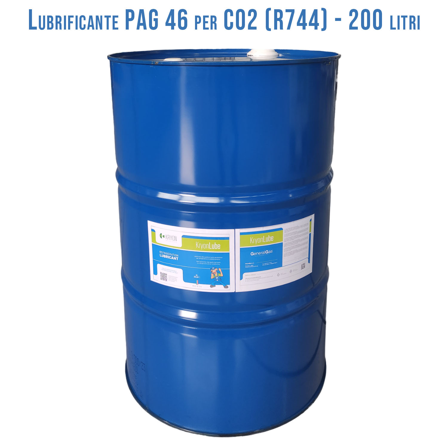 Lubrificante HVACR KryonLube PAG 46 CO2 - Polyalkylene Glycol - Barile in metallo da 200 lt.