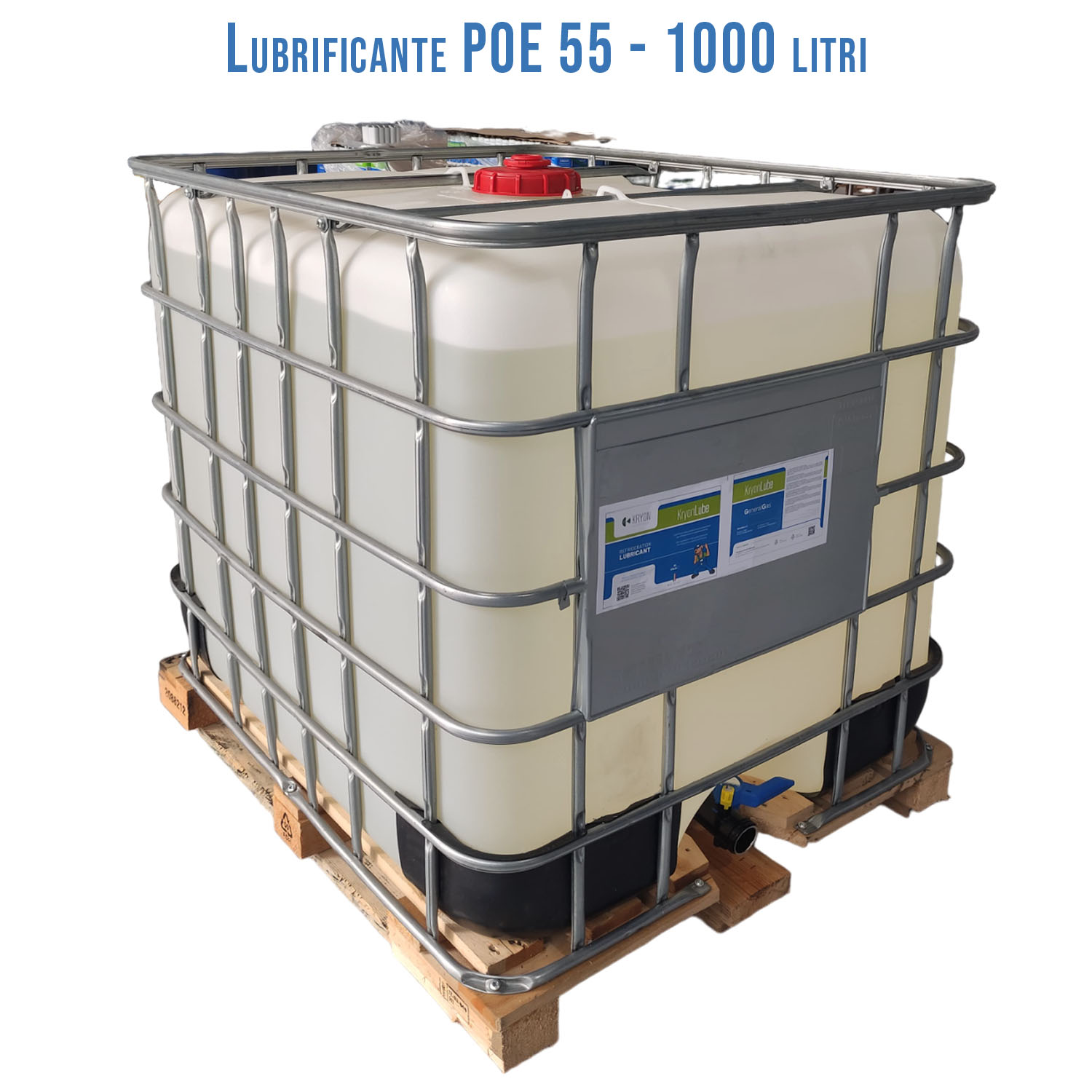 Lubrificante HVACR KryonLube POE 55 -  polyol estere - Cubo IBC 1000 lt.