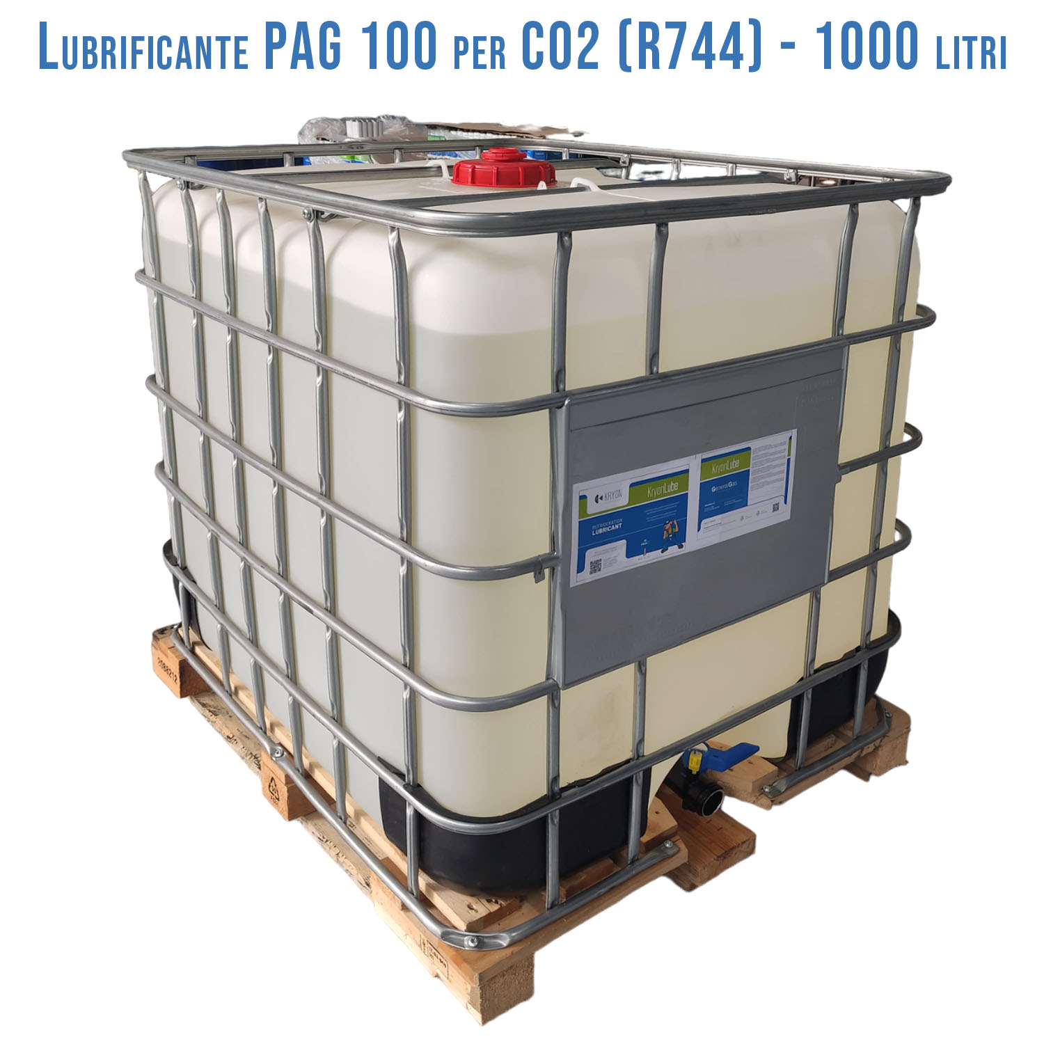 Lubrificante HVACR KryonLube PAG 100 CO2 - Polyalkylene Glycol - Cubo IBC 1000 lt.