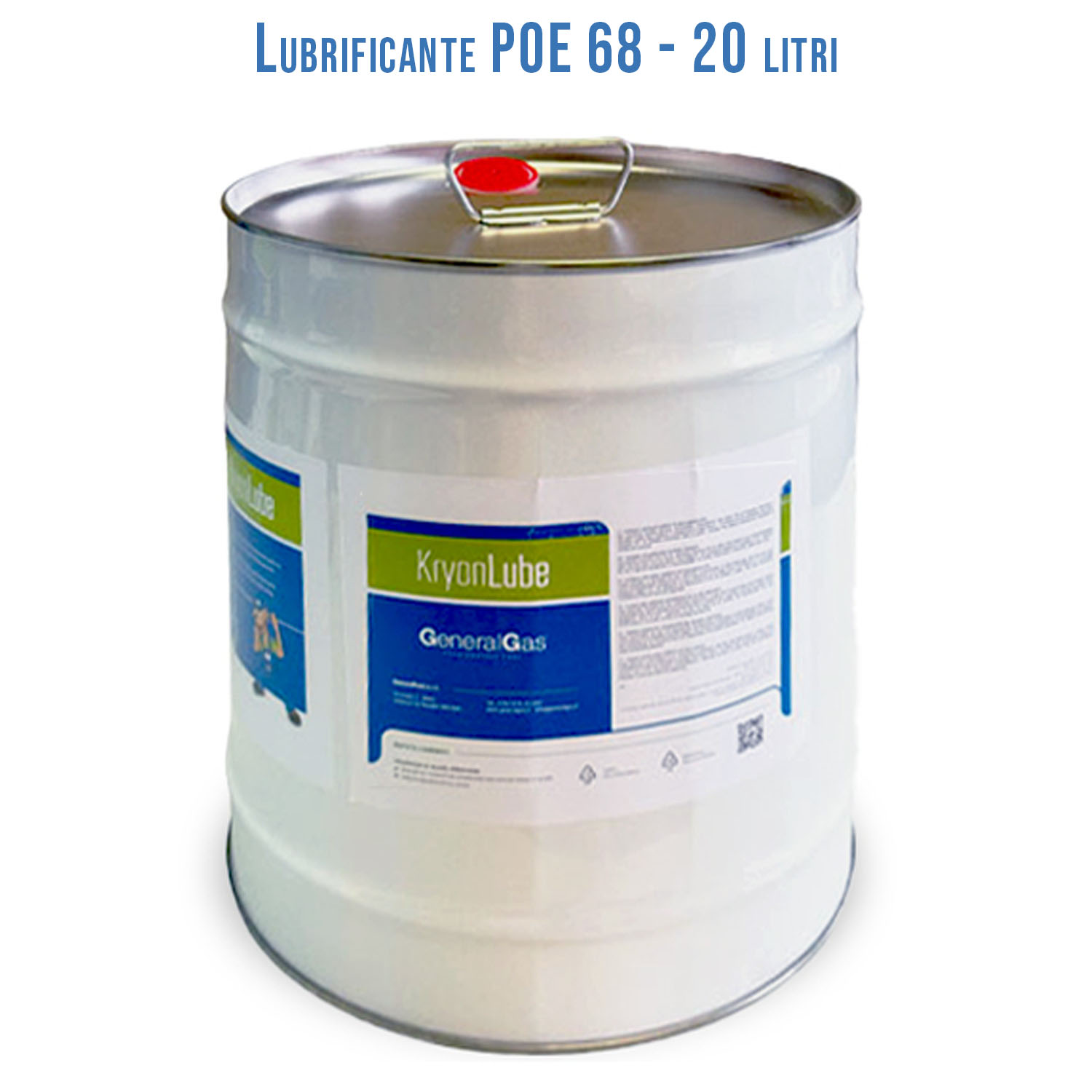 Lubrificante HVACR KryonLube POE 68 -  polyol estere - Tanica in metallo da 20 lt.