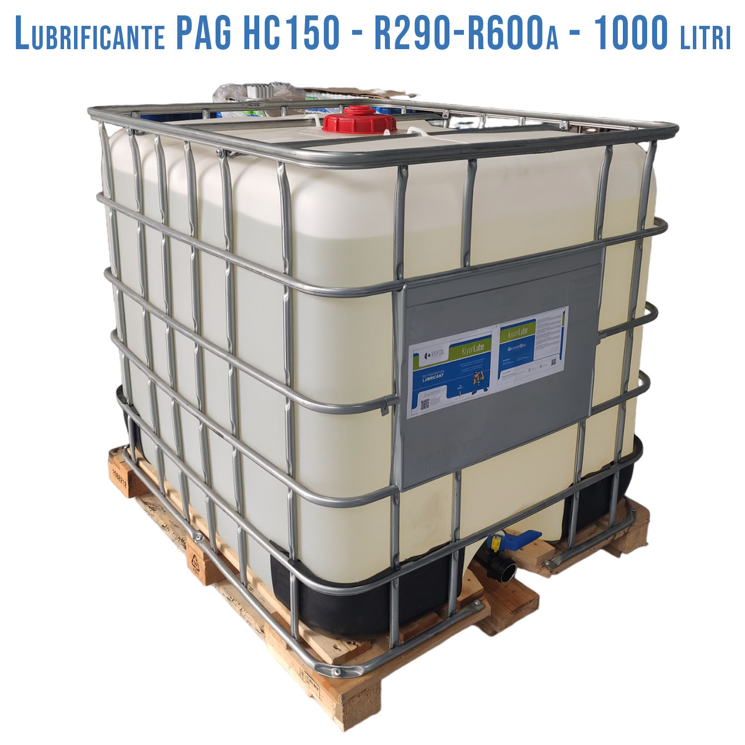 Lubrificante KryonLube HC PAG 150 - R290 e R600a - Cubo IBC 1000 lt.