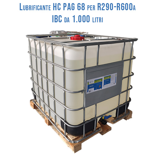 Lubrificante KryonLube HC PAG 68 - R290 e R600a - Cubo IBC 1000 lt.